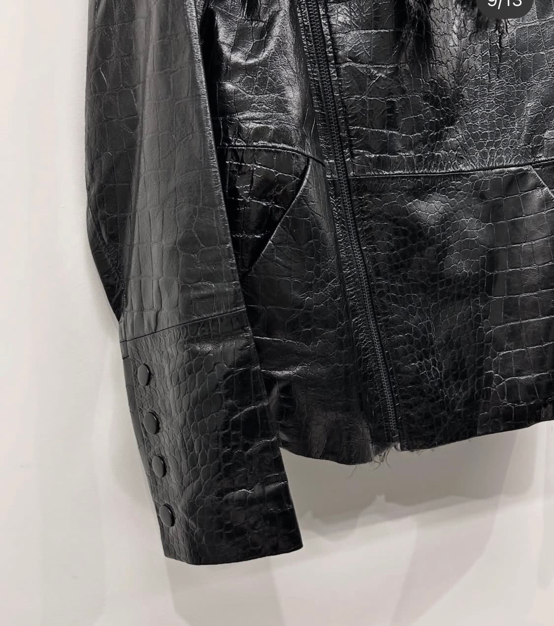 율리우스 릭오웬스 kmrii 사선 하이넥 비대칭 자켓 상품이미지4