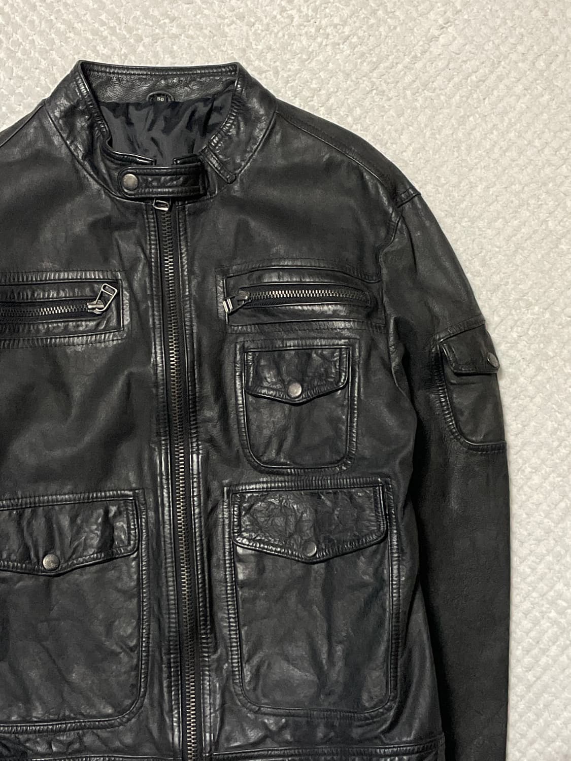 [50] L'homme en cuir 웨스턴 무드 소가죽 포켓 레더 상품이미지3