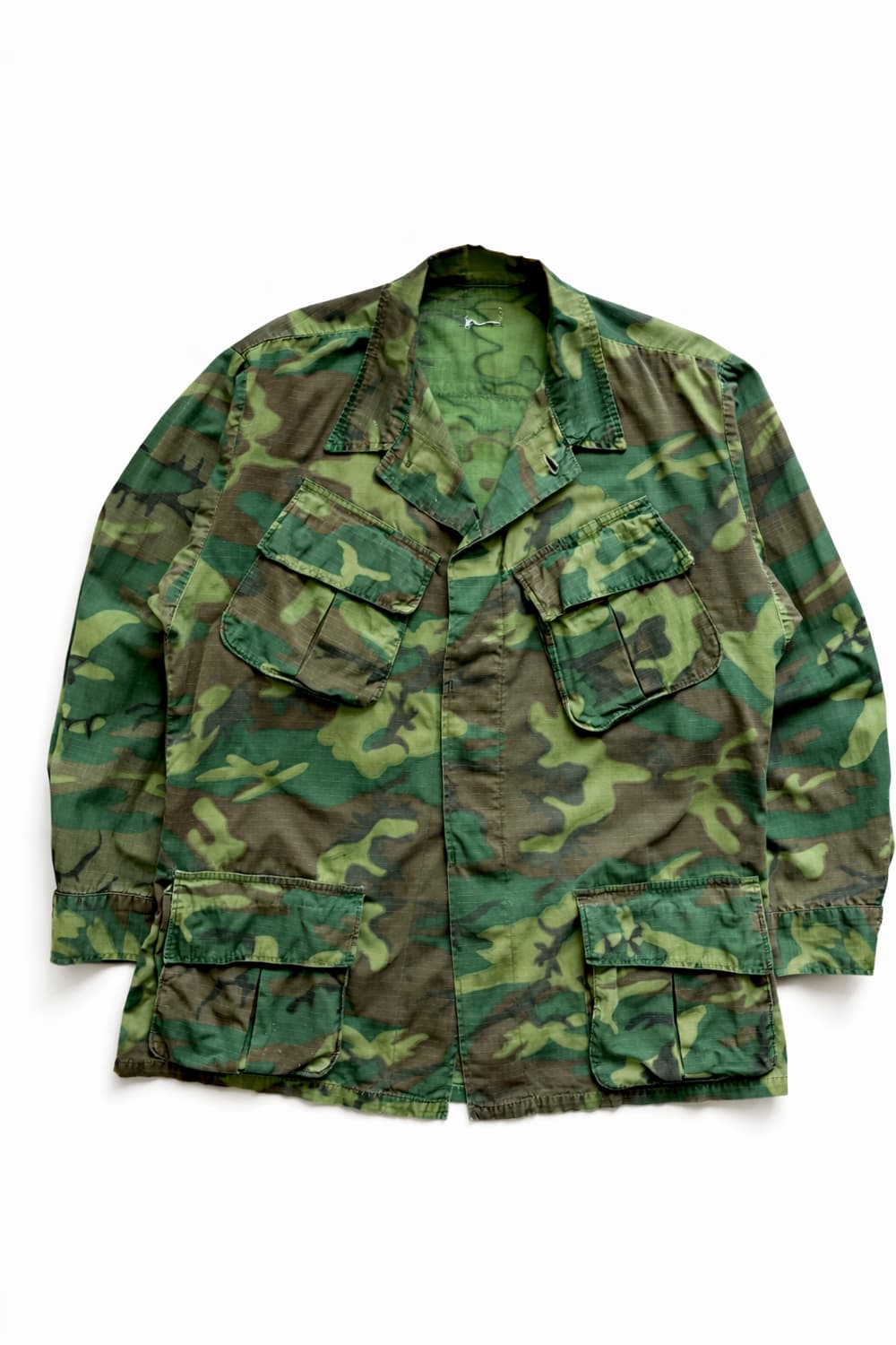 60's 미군 ERDL 카모 정글 퍼티그 자켓 M-R 상품이미지1