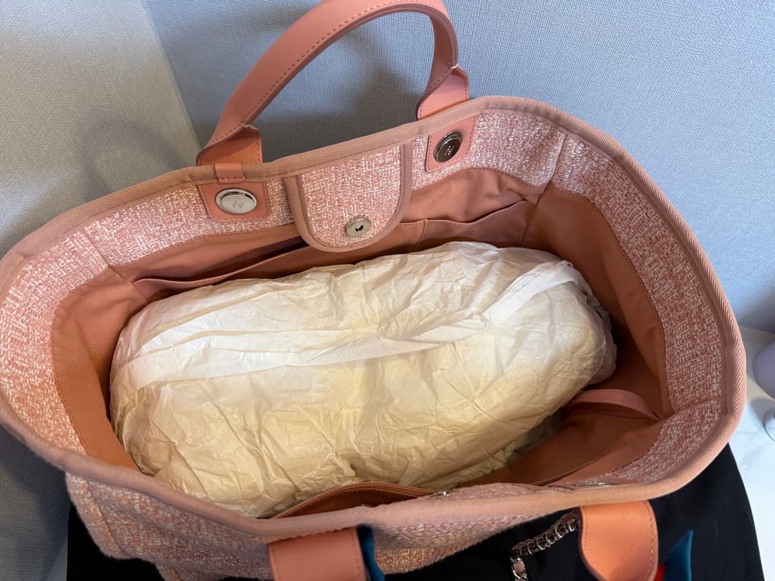 새상품급) 샤넬 도빌백 핑크 라지 상품이미지2