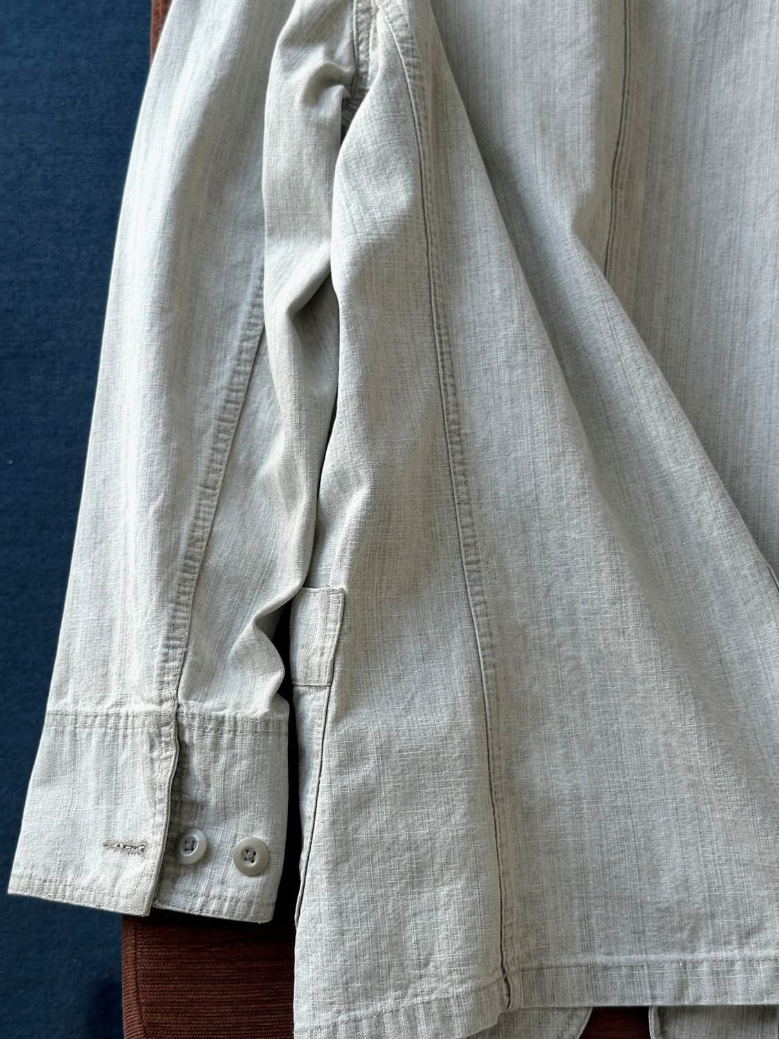 Denim stand collar work jacket 상품이미지10