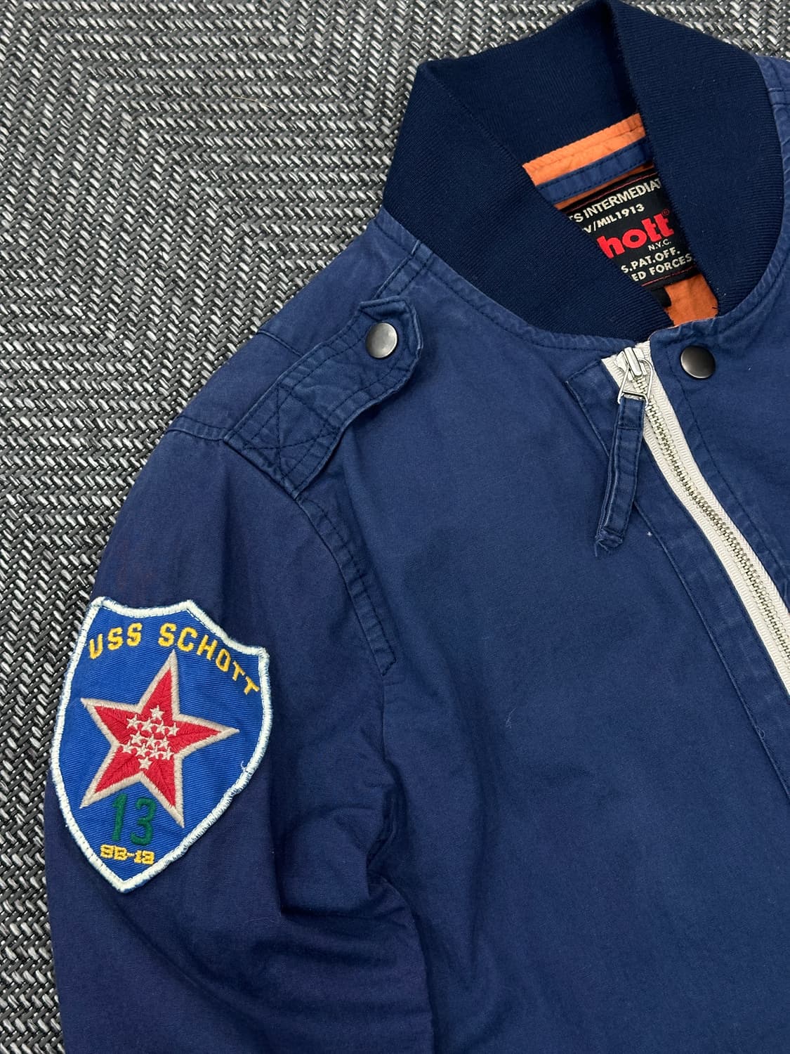 쇼트 밀리터리 코튼자켓S 상품이미지3