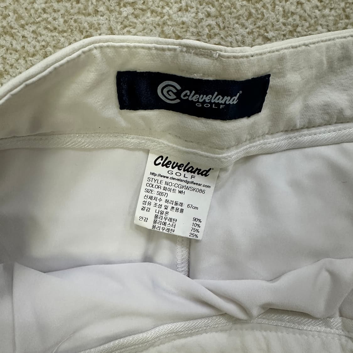 S 클리브랜드 골프 플리츠 스커트 0317D 상품이미지2