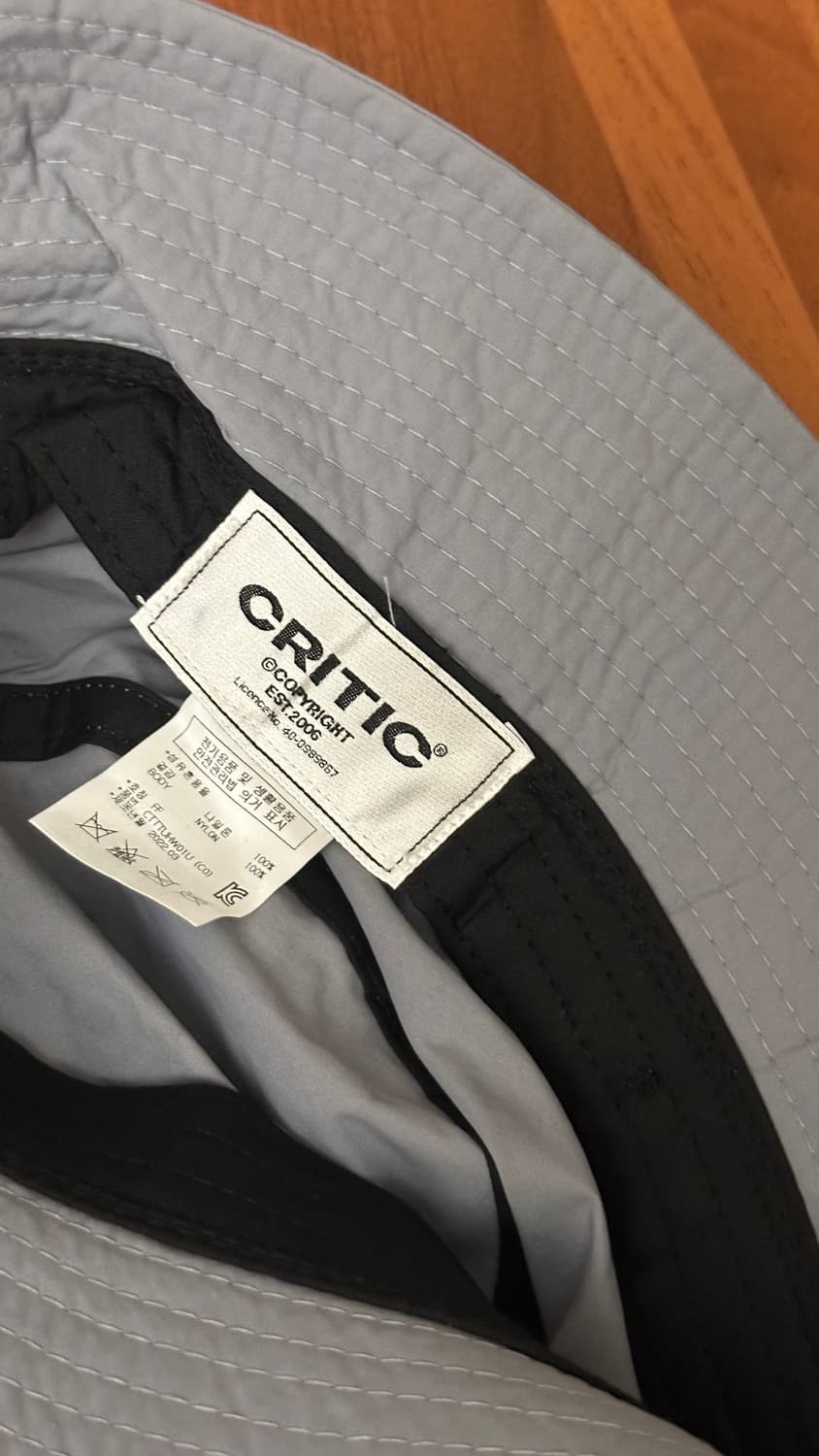 크리틱 critic Sun & Moon 버킷햇 Gray 상품이미지2