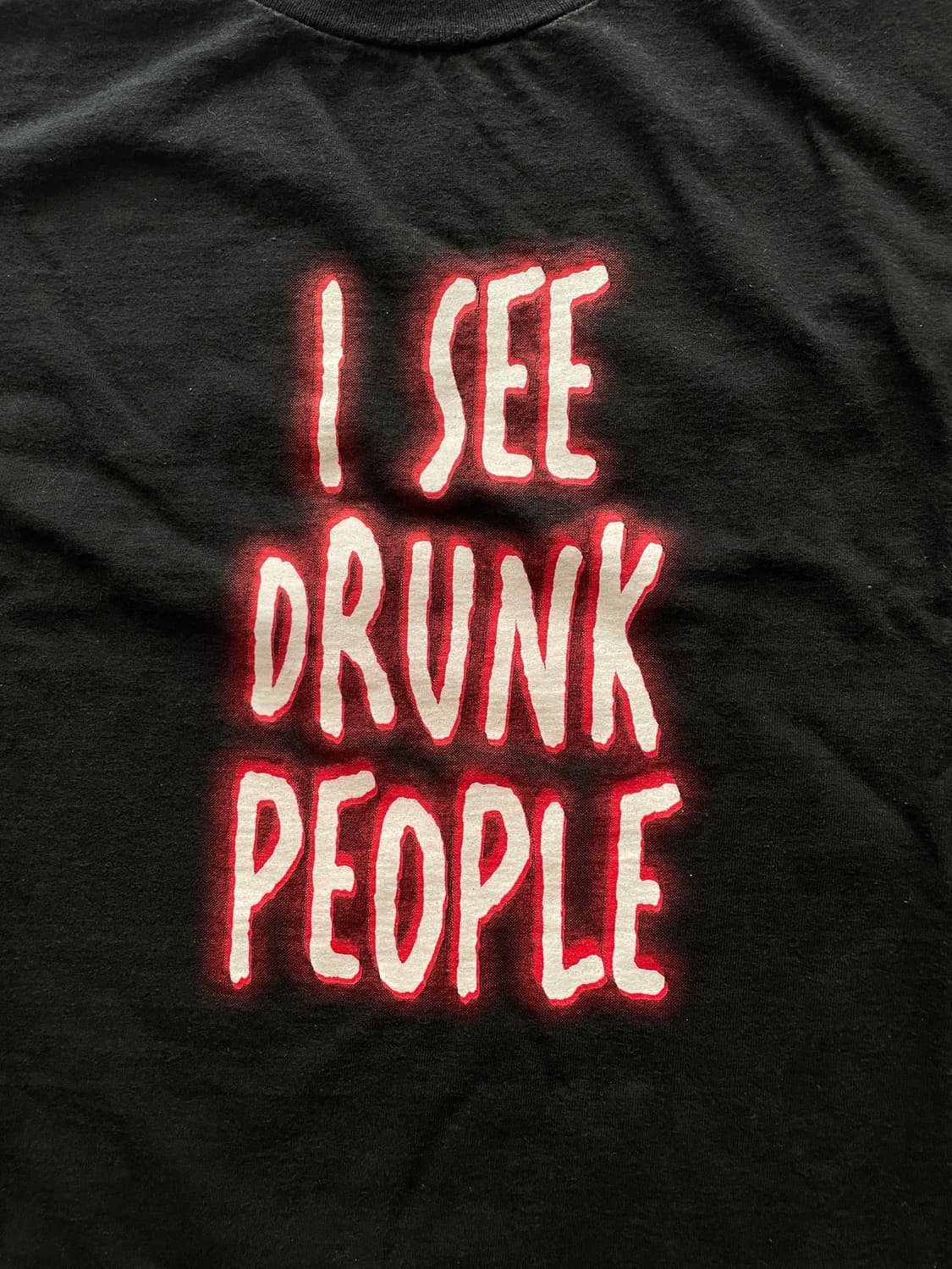 ‘I SEE DRUNK PEOPLE’ 빈티지 티셔츠 상품이미지5