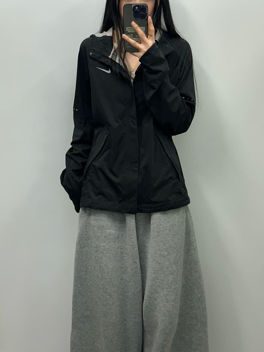 나이키 러닝 블랙 바람막이 자켓  상품이미지1