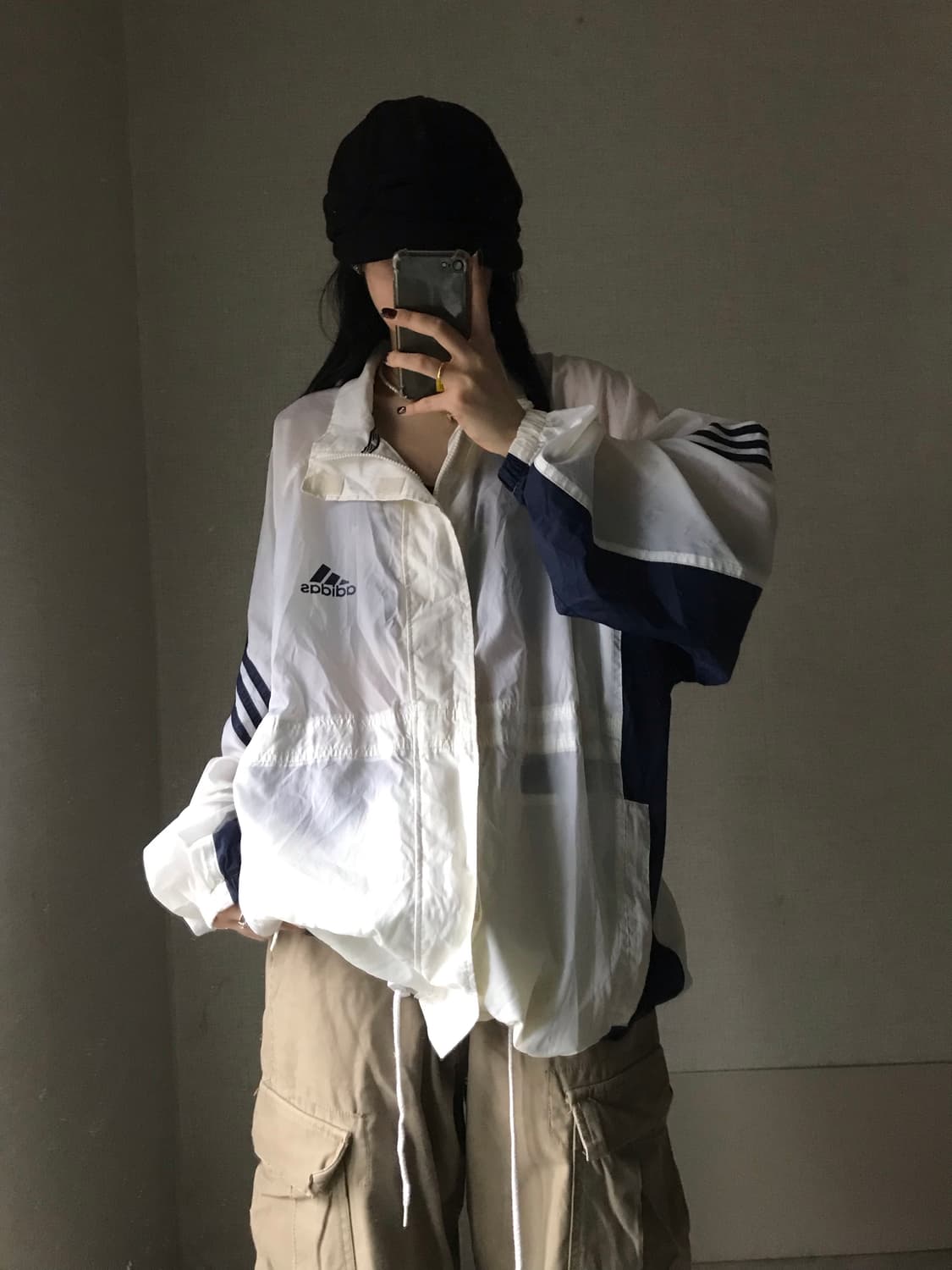 아디다스 90s 오버핏 바람막이 상품이미지3