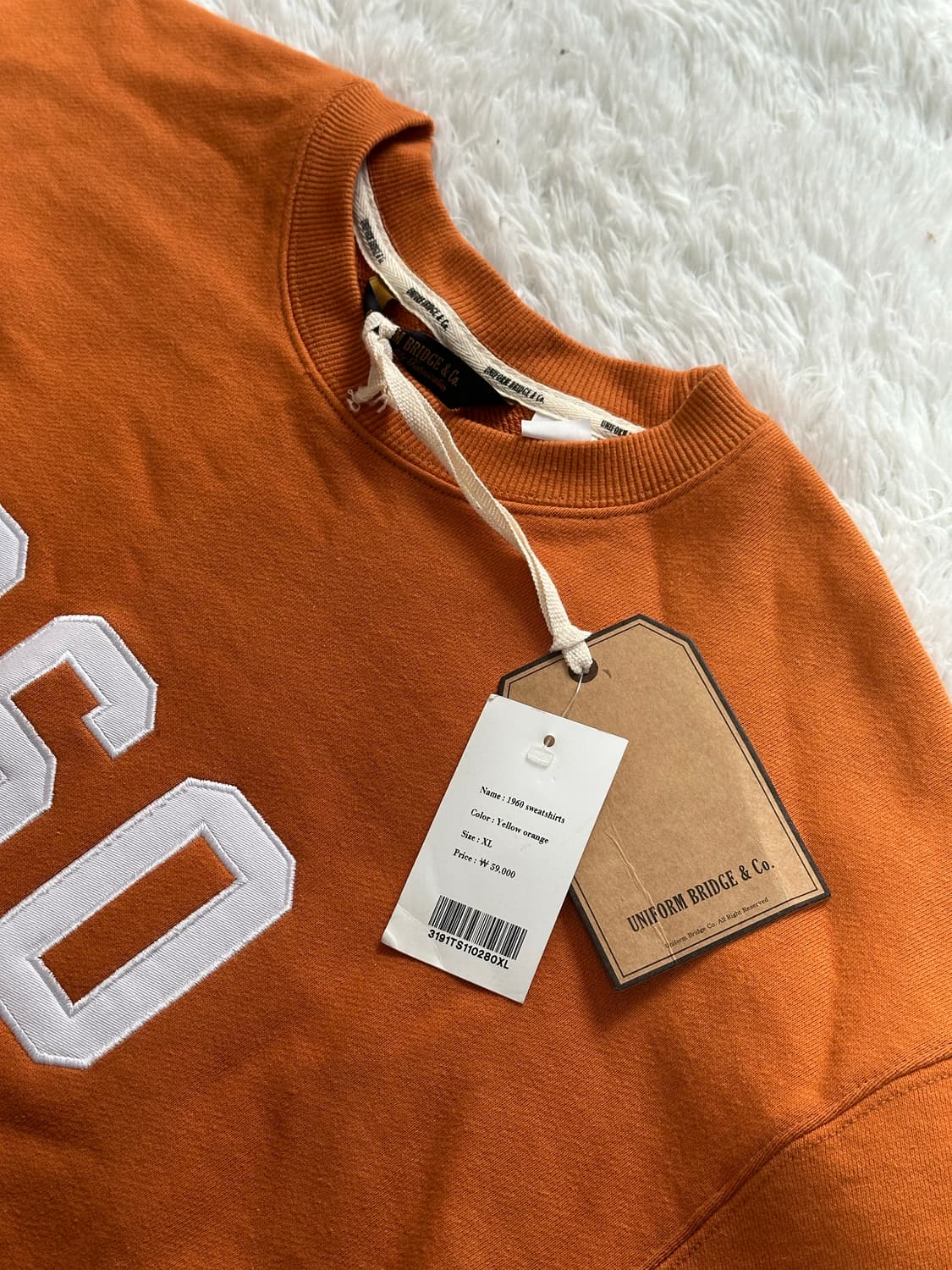 유니폼브릿지 1960 맨투맨 XL (110)새상품 상품이미지2