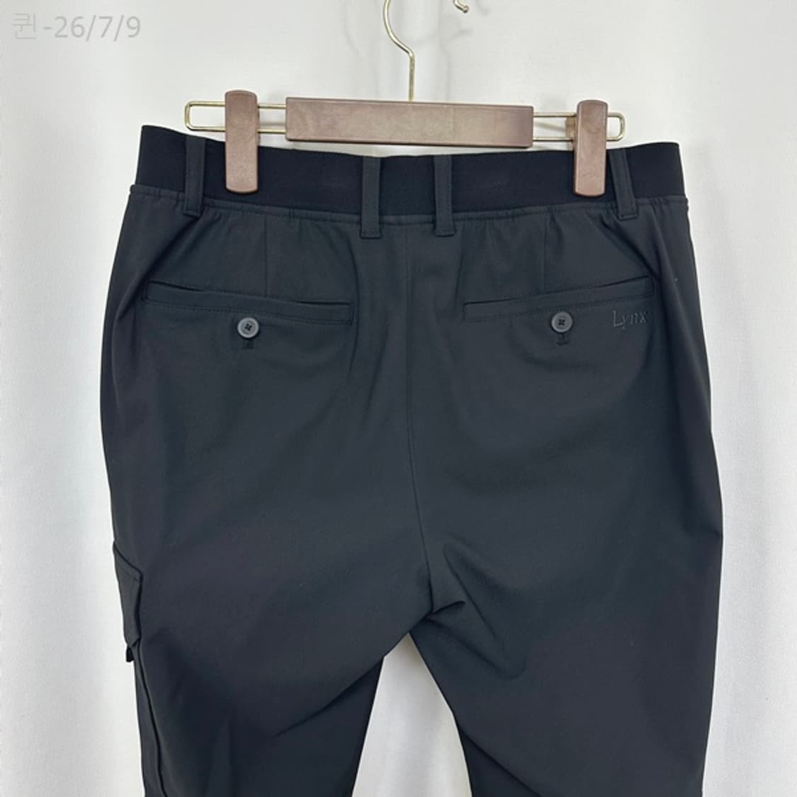 링스 골프 남자 조거  밴딩 춘추바지 검정 80 상품이미지6