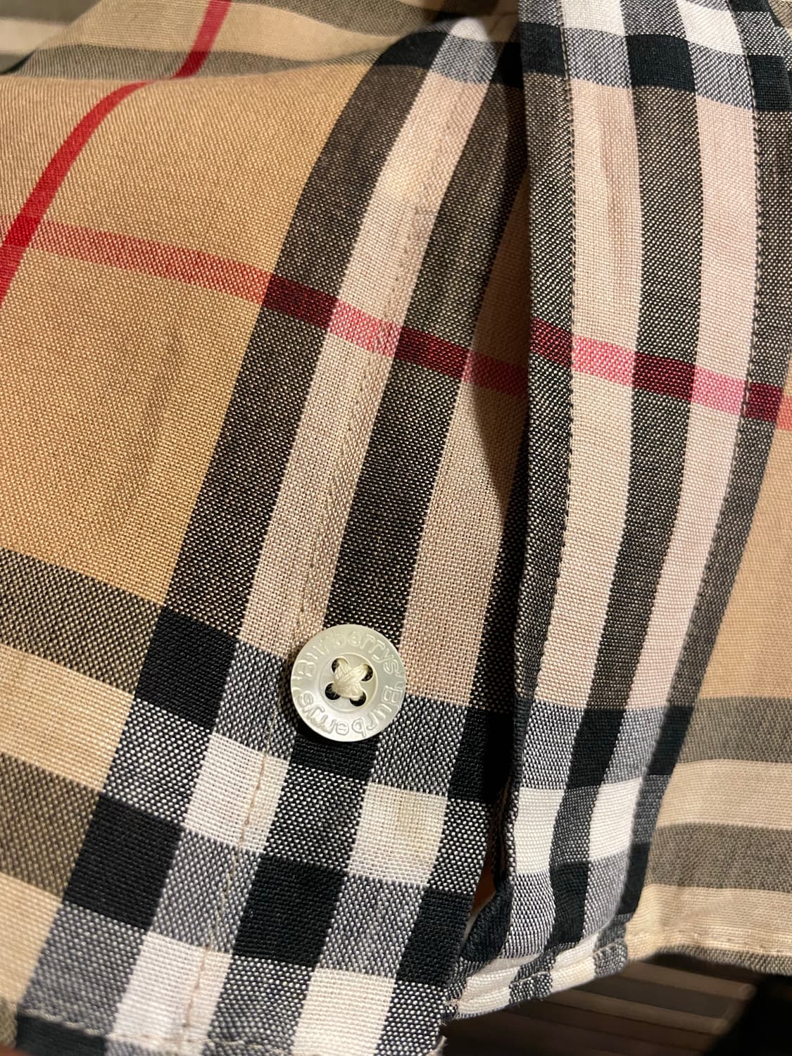 버버리 린넨 셔츠 상품이미지4