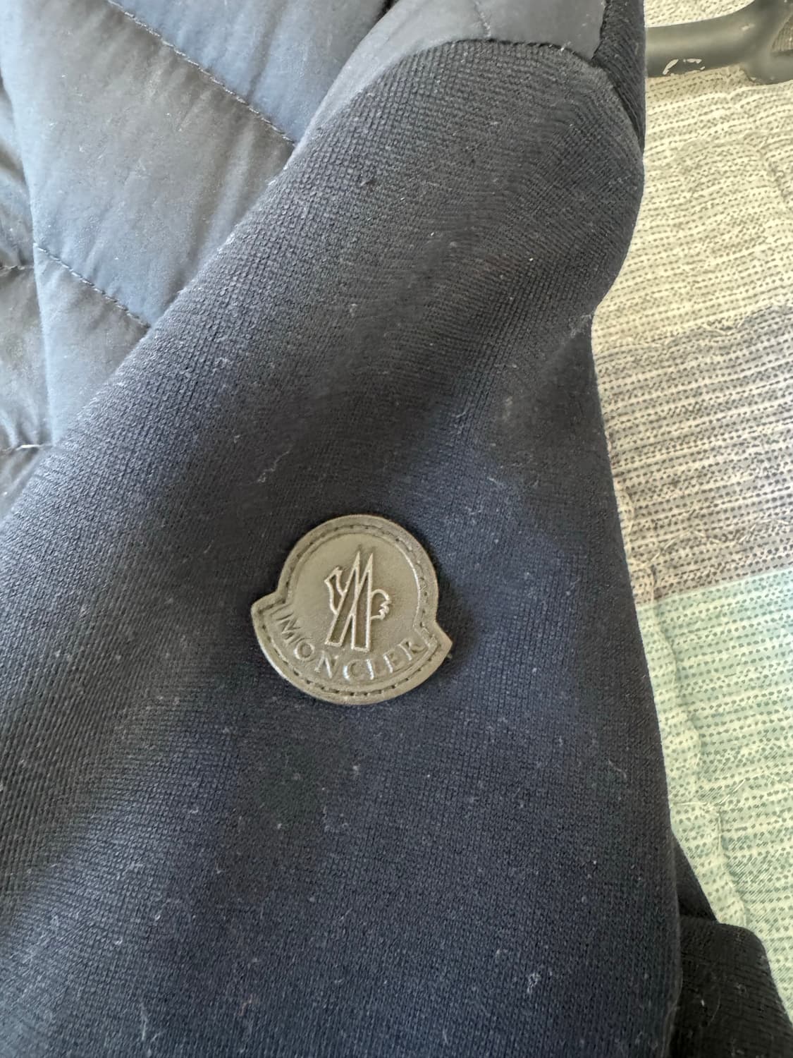 [L]몽클레어 블랙와펜 니트패딩 상품이미지3