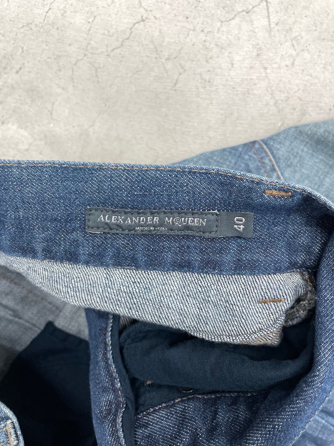 Alexander Mcqueen SS05 laced up flare 상품이미지4