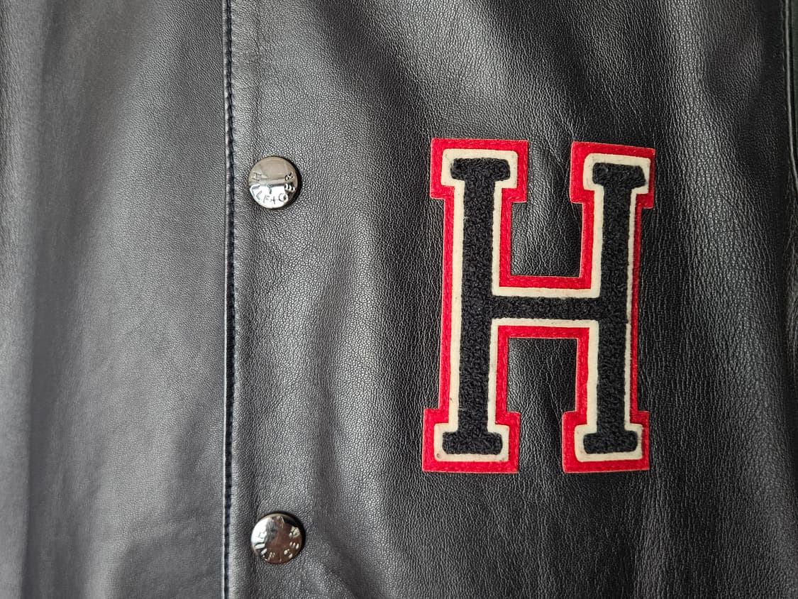 타미힐피거 가죽 스타디움 바시티 가죽점퍼 가죽자켓 100 상품이미지6