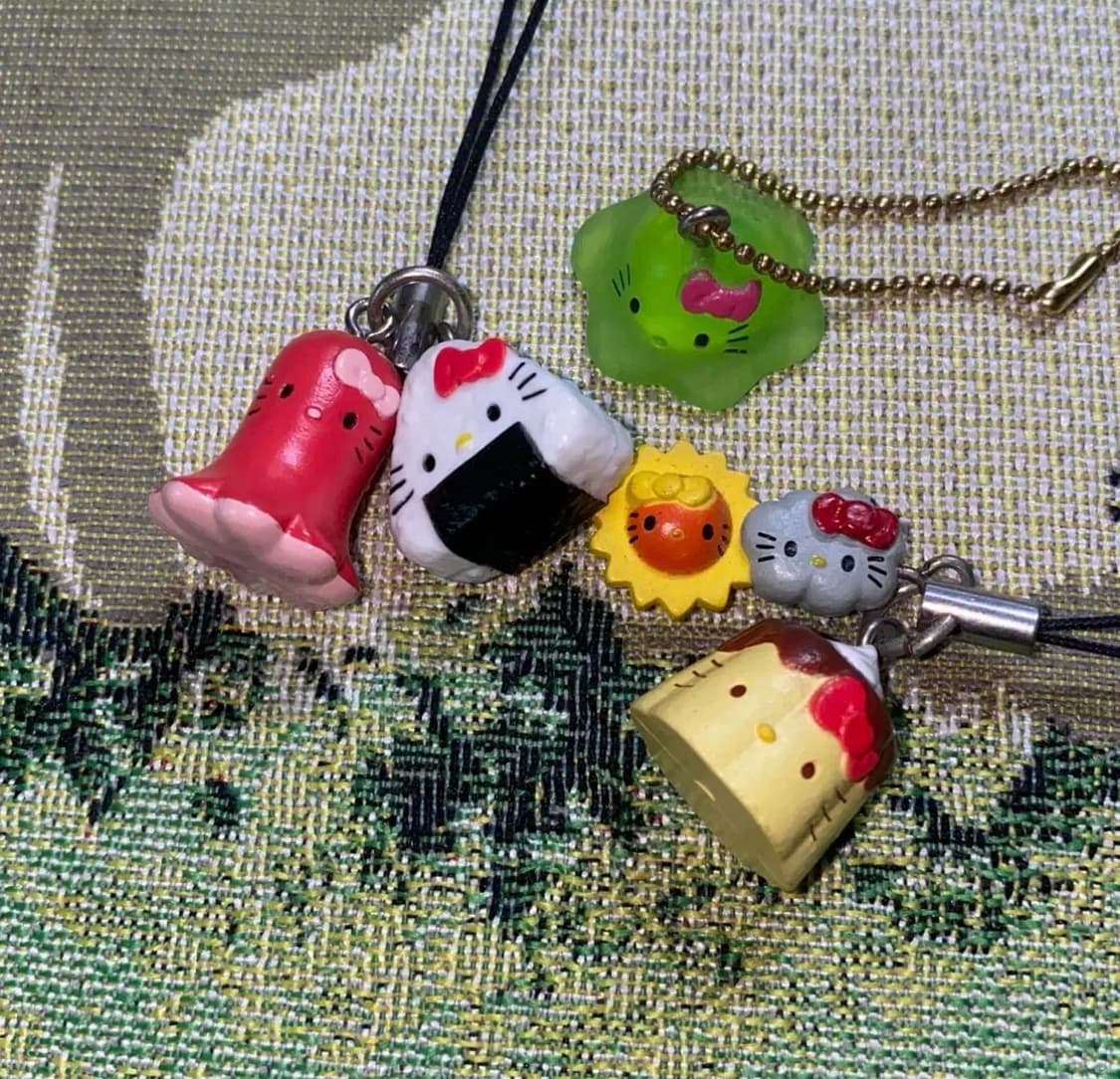 (유일매물레어 정품, 6개세트) 라운드원 키티스트랩 킽스 삼김 문쏘 푸딩 상품이미지1