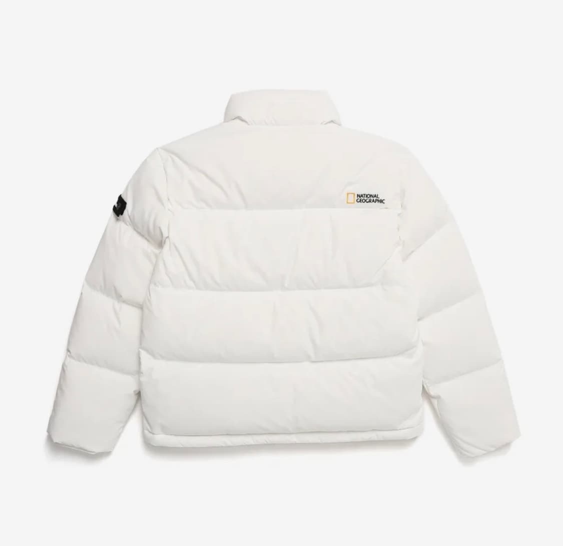 네셔널지오그래픽 레이만 숏기장 덕다운 점퍼 패딩 화이트 WHITE 95  상품이미지2