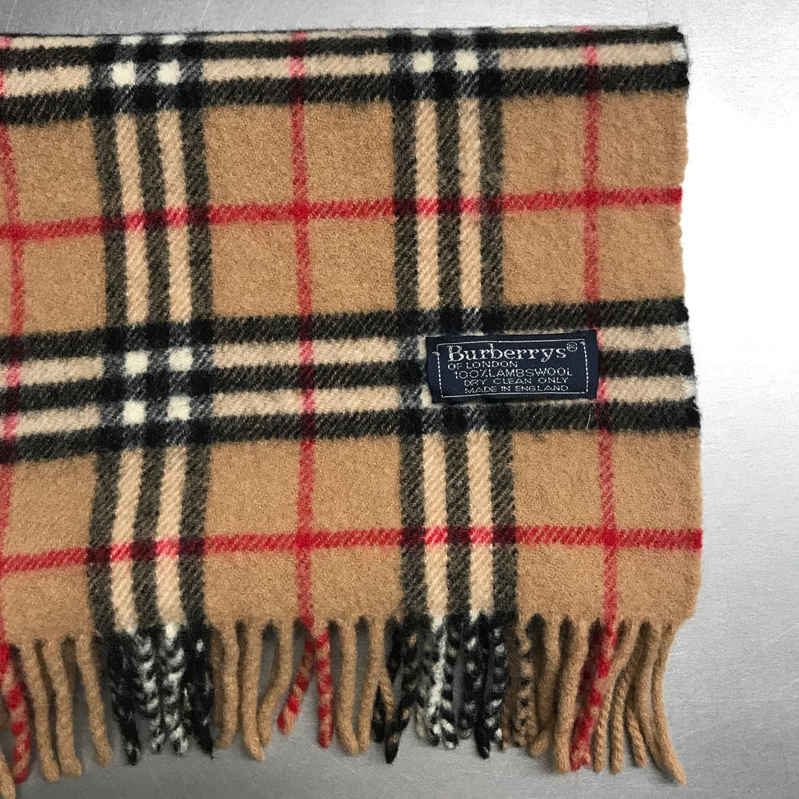 버버리 정품 램스울 머플러 베이지 상품이미지3
