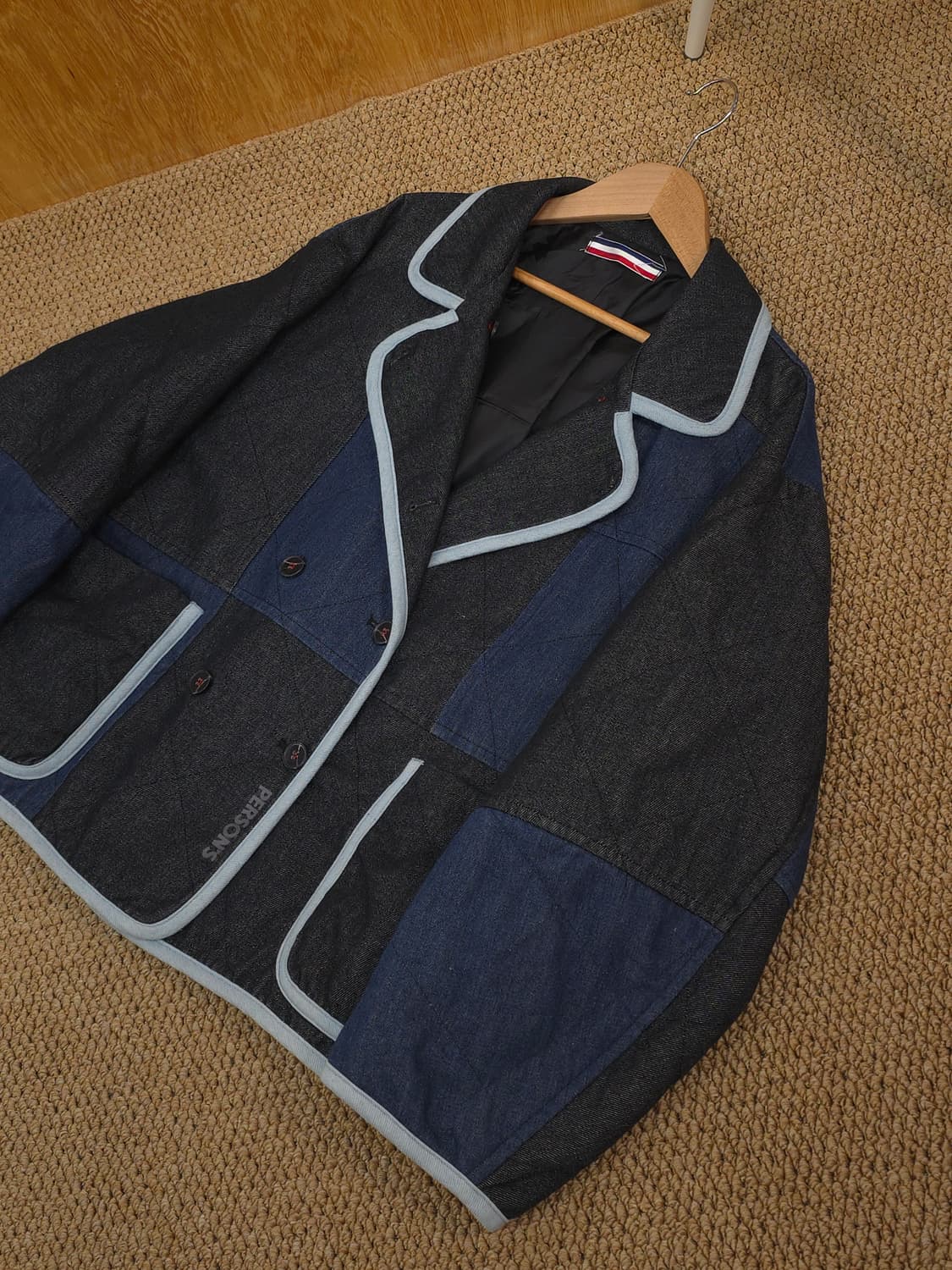 PERSON'S 믹스매치 데님 자켓 LL 상품이미지3