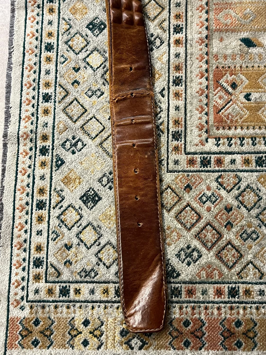 빈티지 가죽 벨트 브라운 #csz1961 상품이미지5