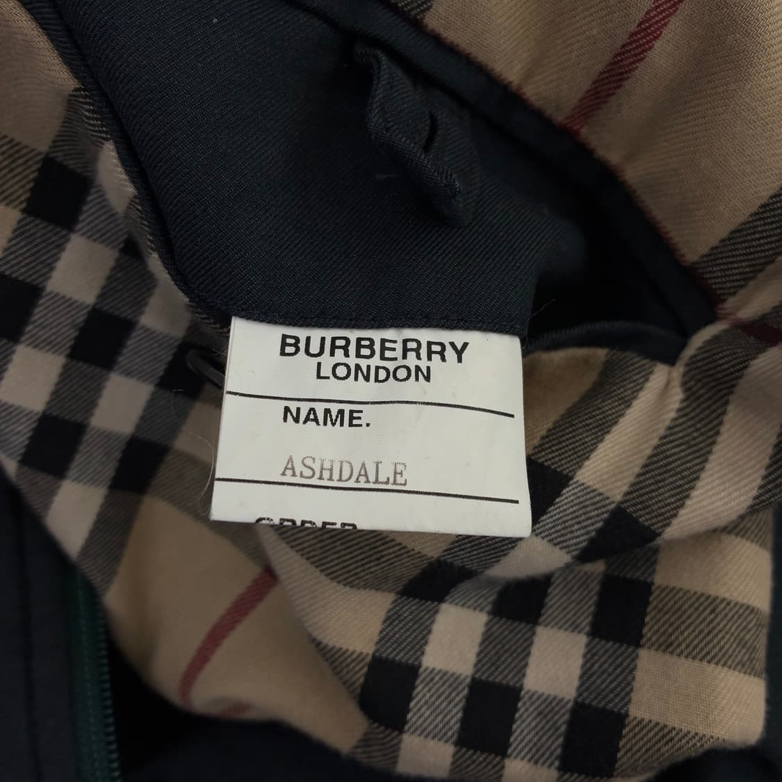 Burberry 버버리 노바체크 블랙 애시데일 블루종 자켓 상품이미지7