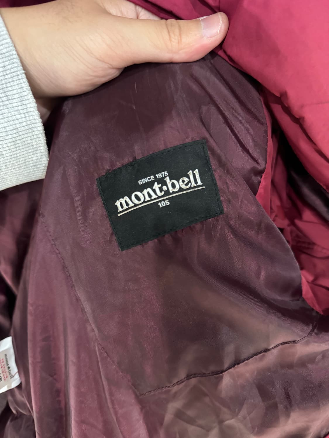 Montbell 몽벨 경량 클라우드 마운틴 패딩 상품이미지4