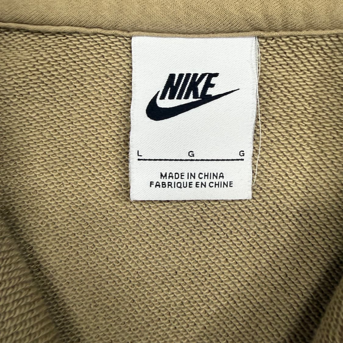 (L)나이키 Nike 클럽 후드티셔츠(베이지) 상품이미지2