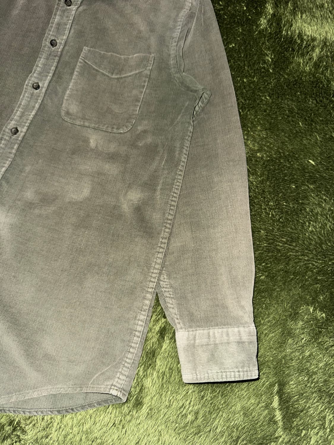 [S] VTG L.L.Bean 엘엘빈 포켓 디테일 코듀로이 셔츠 올리브 상품이미지5