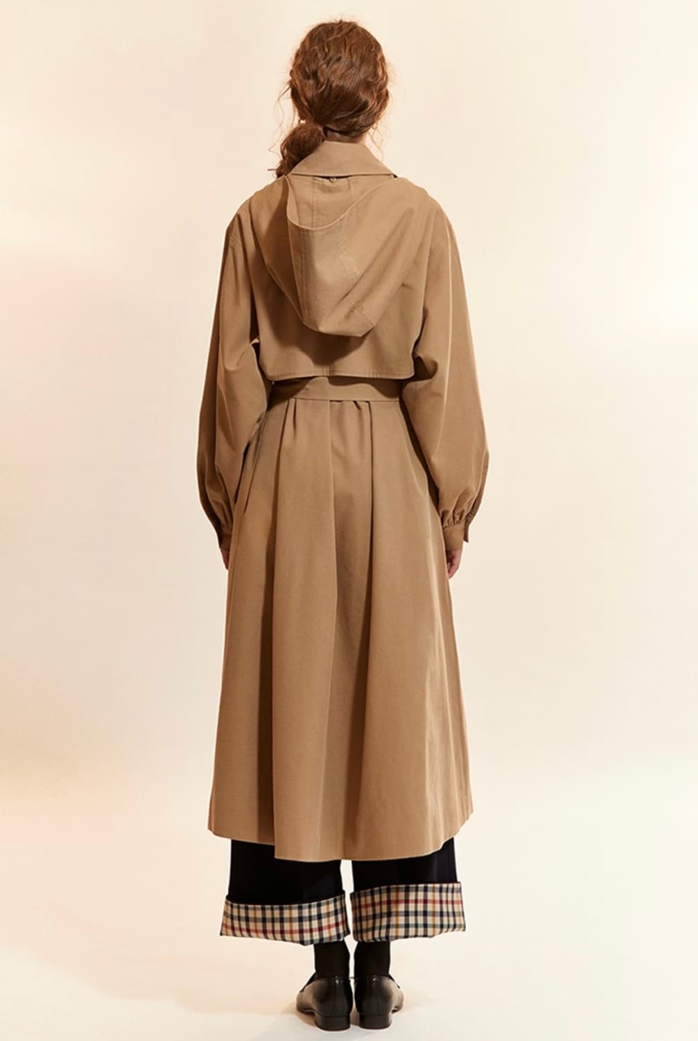 akro 아크로 트렌치코트 수지착용 컬러 상품이미지3