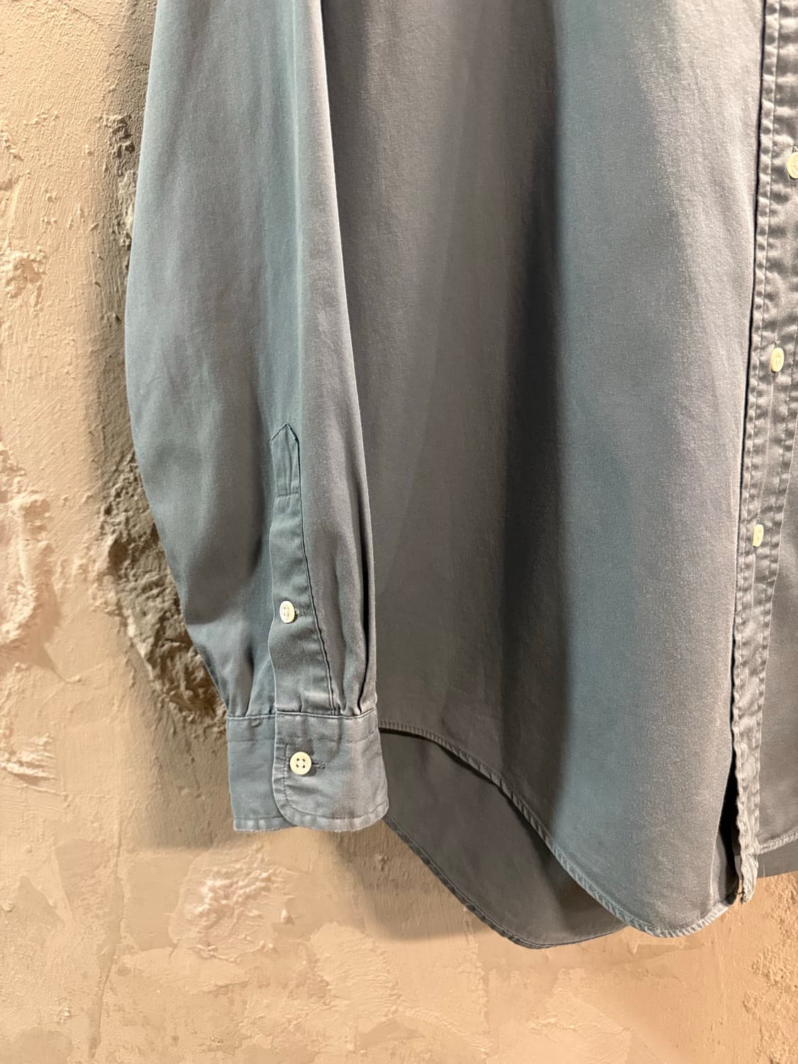 100 폴로 랄프로렌 POLO 클래식 버튼다운 셔츠 스틸블루 상품이미지2