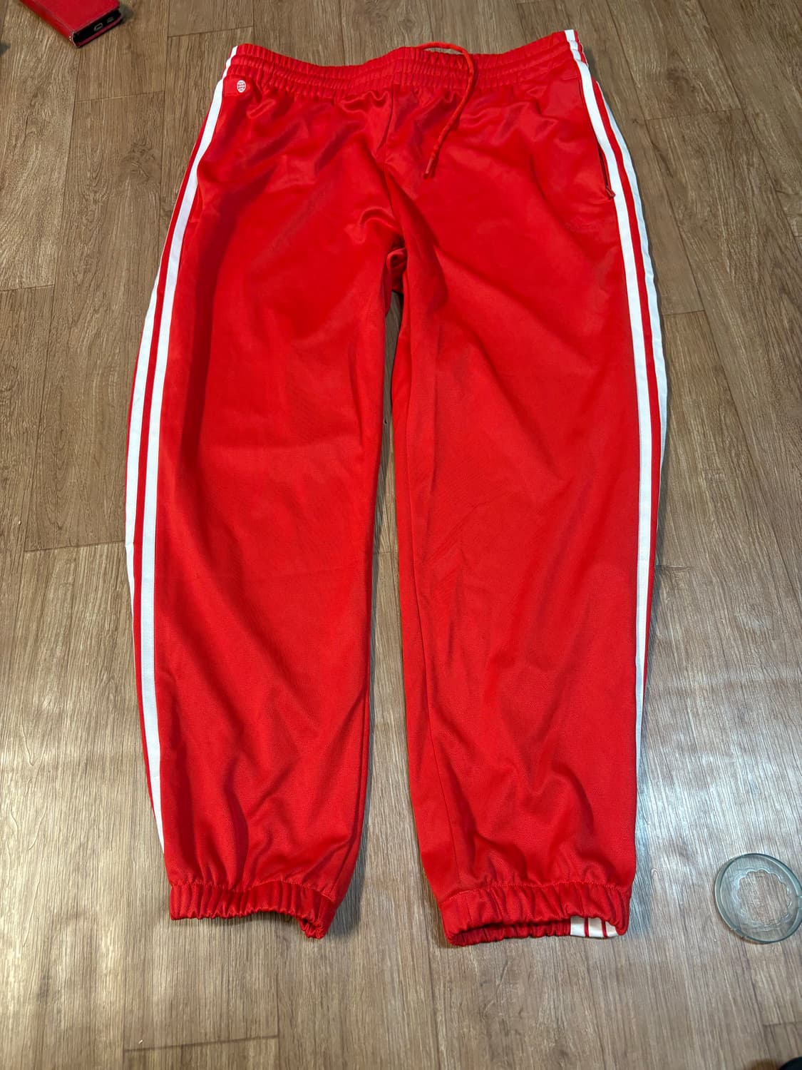 아디다스 3S 팬츠 - 레드 XL 상품이미지1