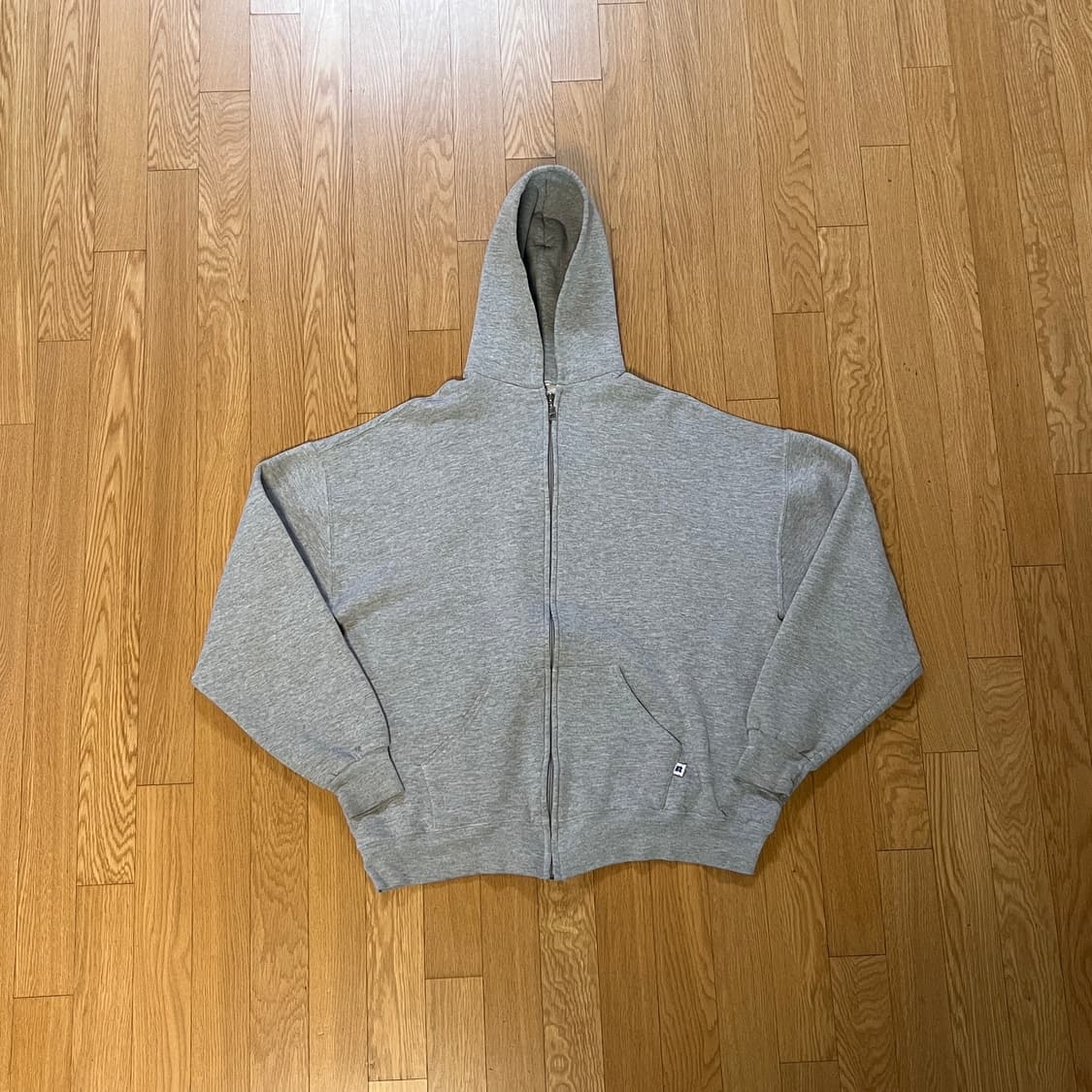 [XL] 90s 빈티지 러셀 후드집업 그레이 상품이미지1