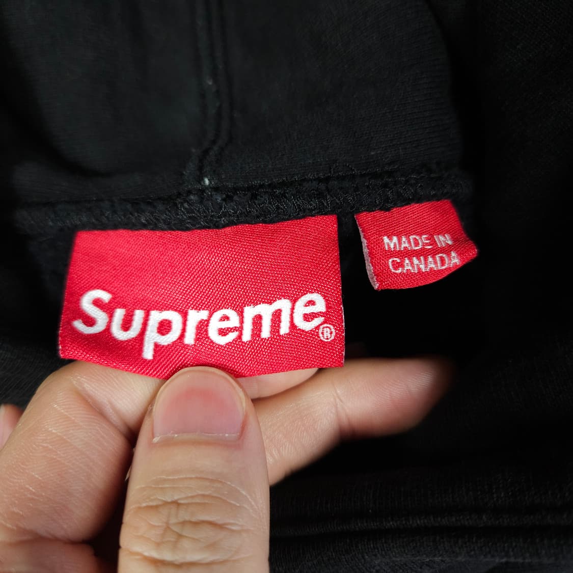 슈프림 마돈나 버닝 후드티 블랙  상품이미지5