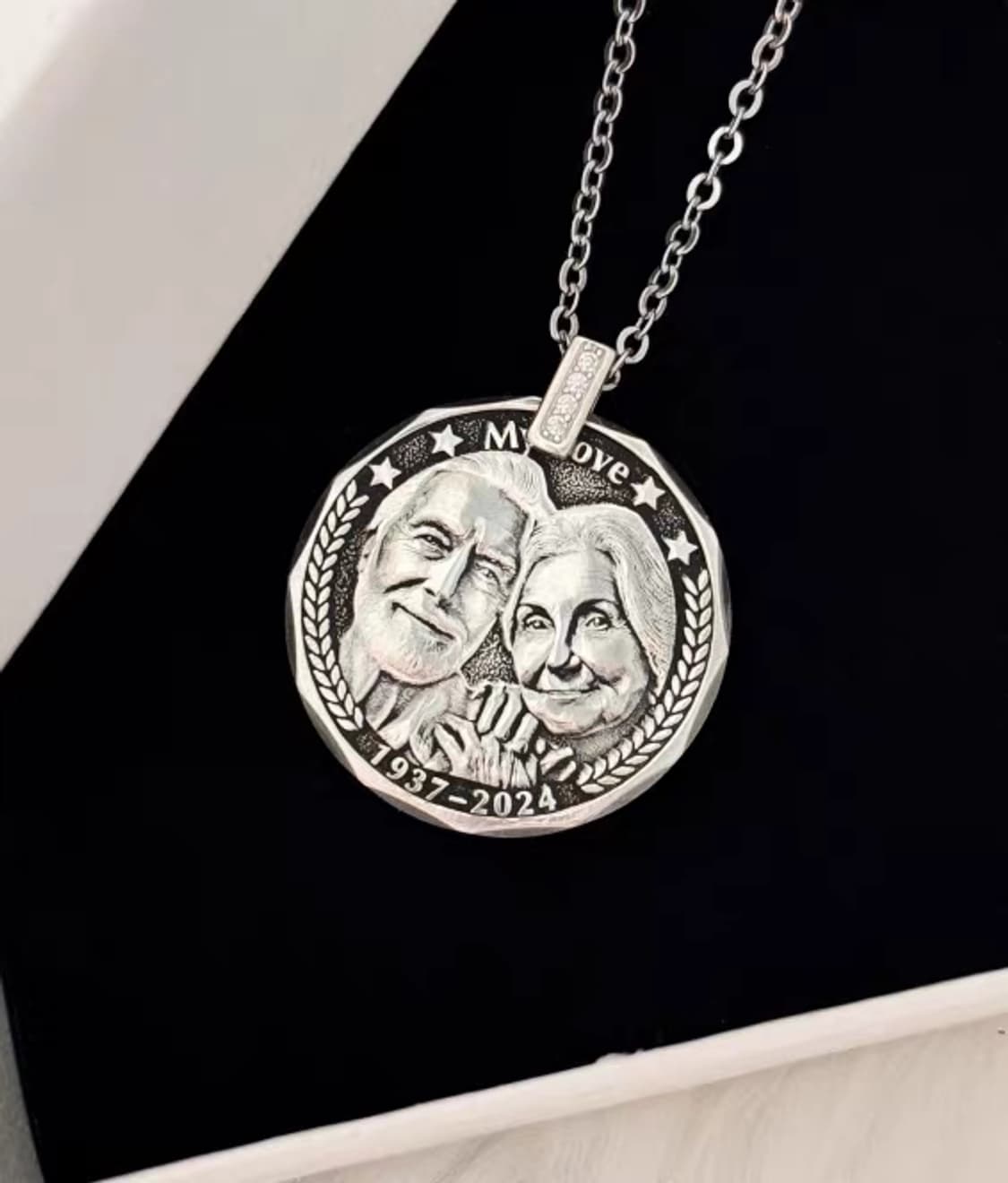 S999 순은 수공예 목걸이  사진 맞춤 펜던트 상품이미지4