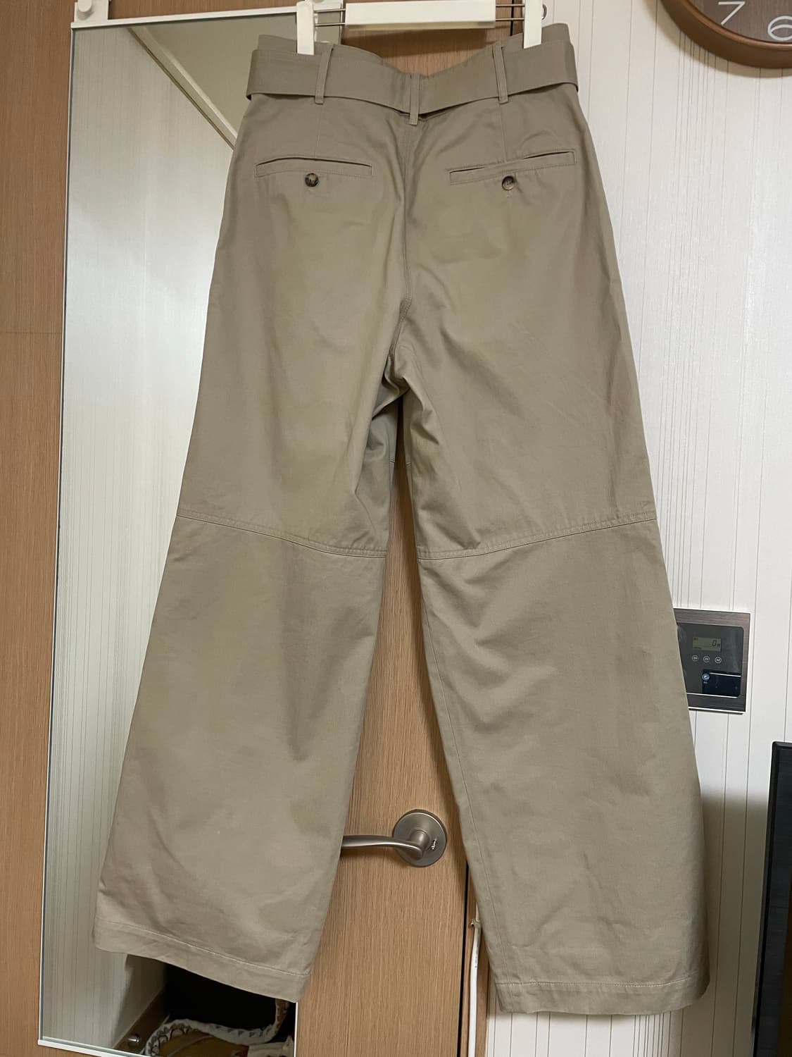 렉토 24fw 그레이지 코튼 워커 팬츠 세피아 그레이 상품이미지3