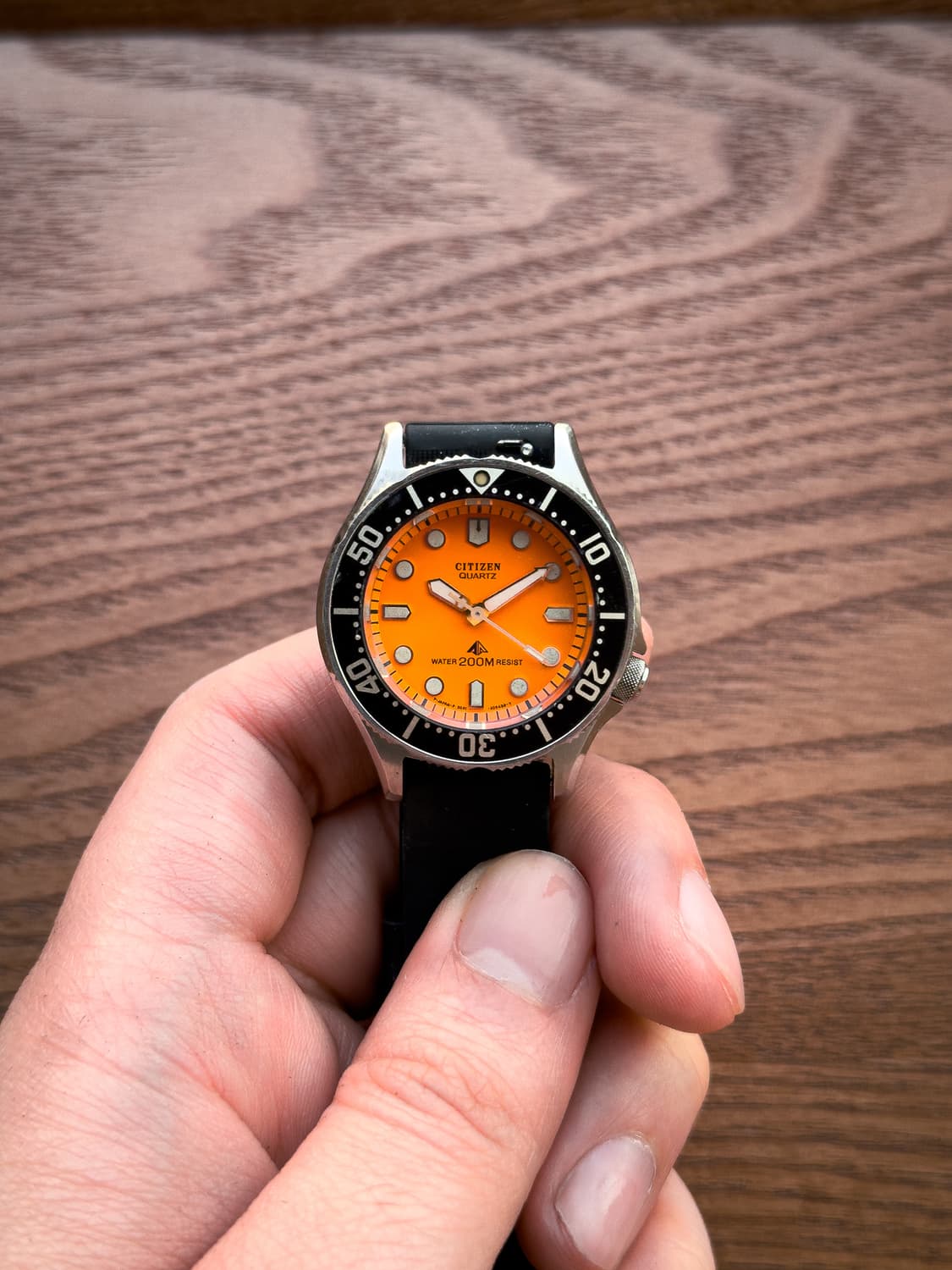 시티즌 오렌지 다이버 - 20기압 방수 빈티지 쿼츠 상품이미지4