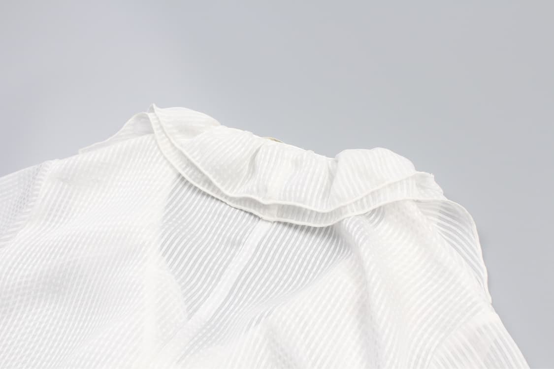 LINK IT ALL Shirring Border Blouse  상품이미지9