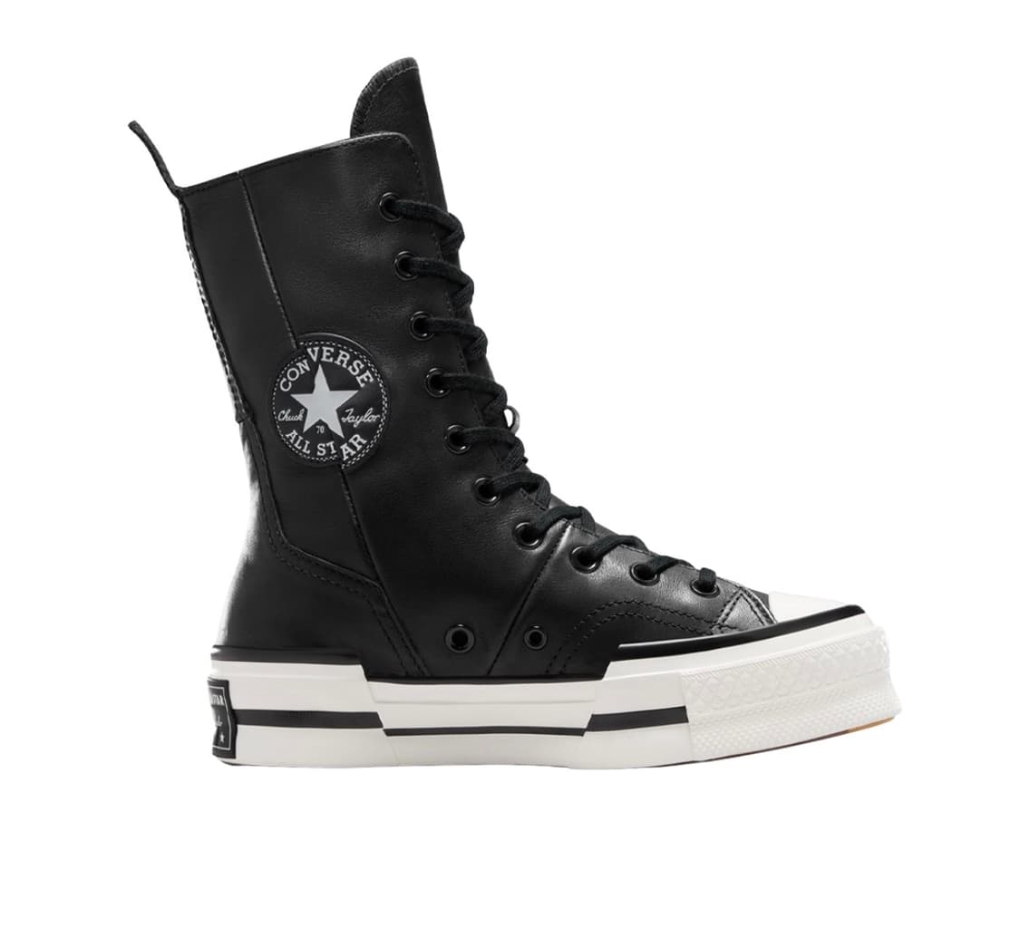 컨버스 척 70 플러스 엑스하이 레더 블랙 상품이미지1