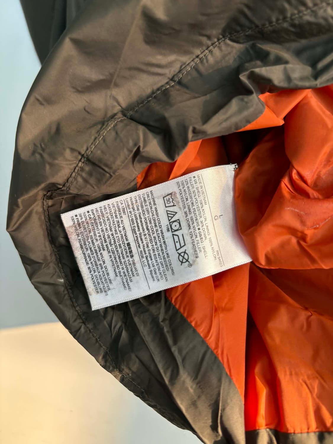 [L] 바나나리퍼블릭 카키 유틸리티 퀄팅 야상 자켓 상품이미지4