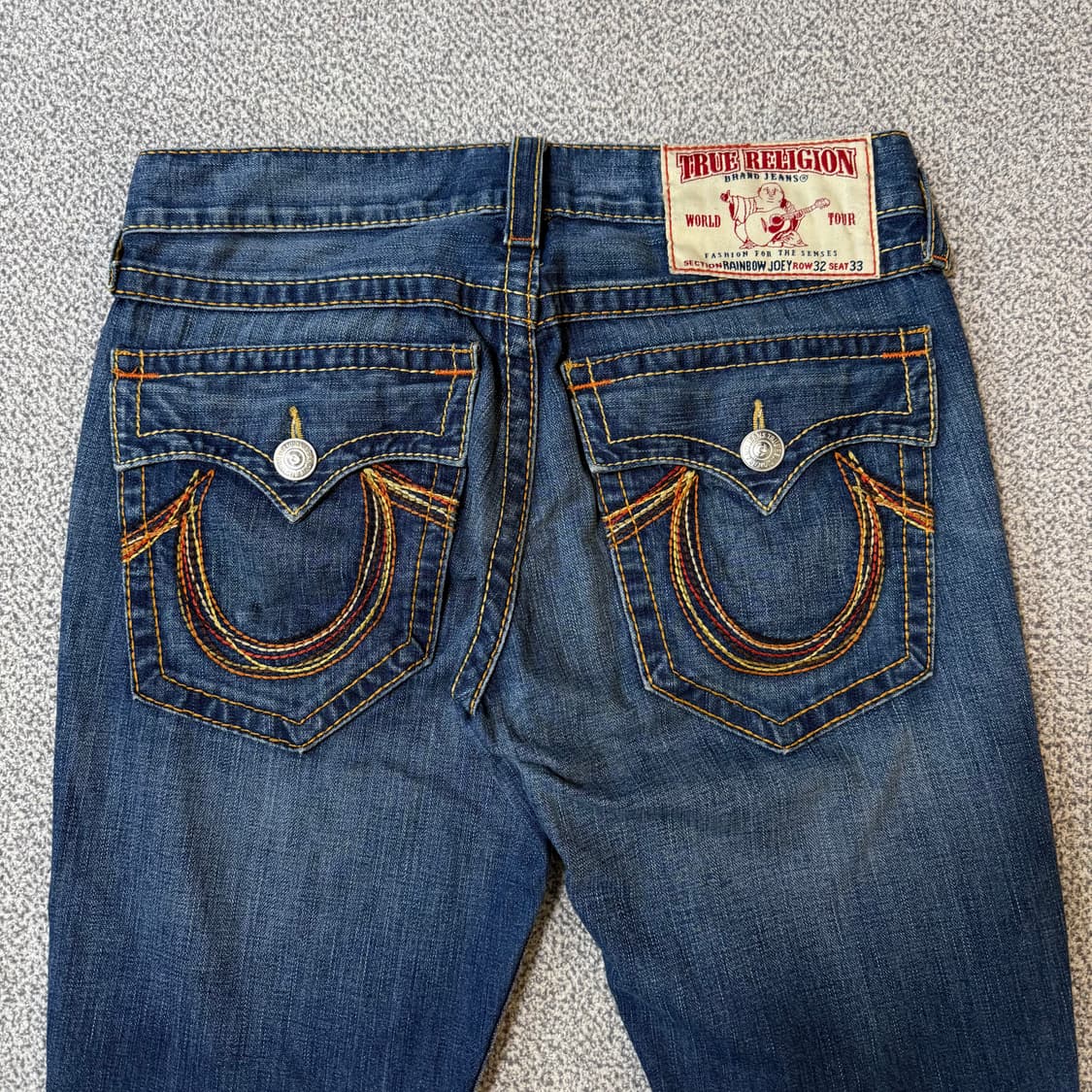 트루릴리젼 트루릴리진 레인보우 조이 데님 32/33 상품이미지1