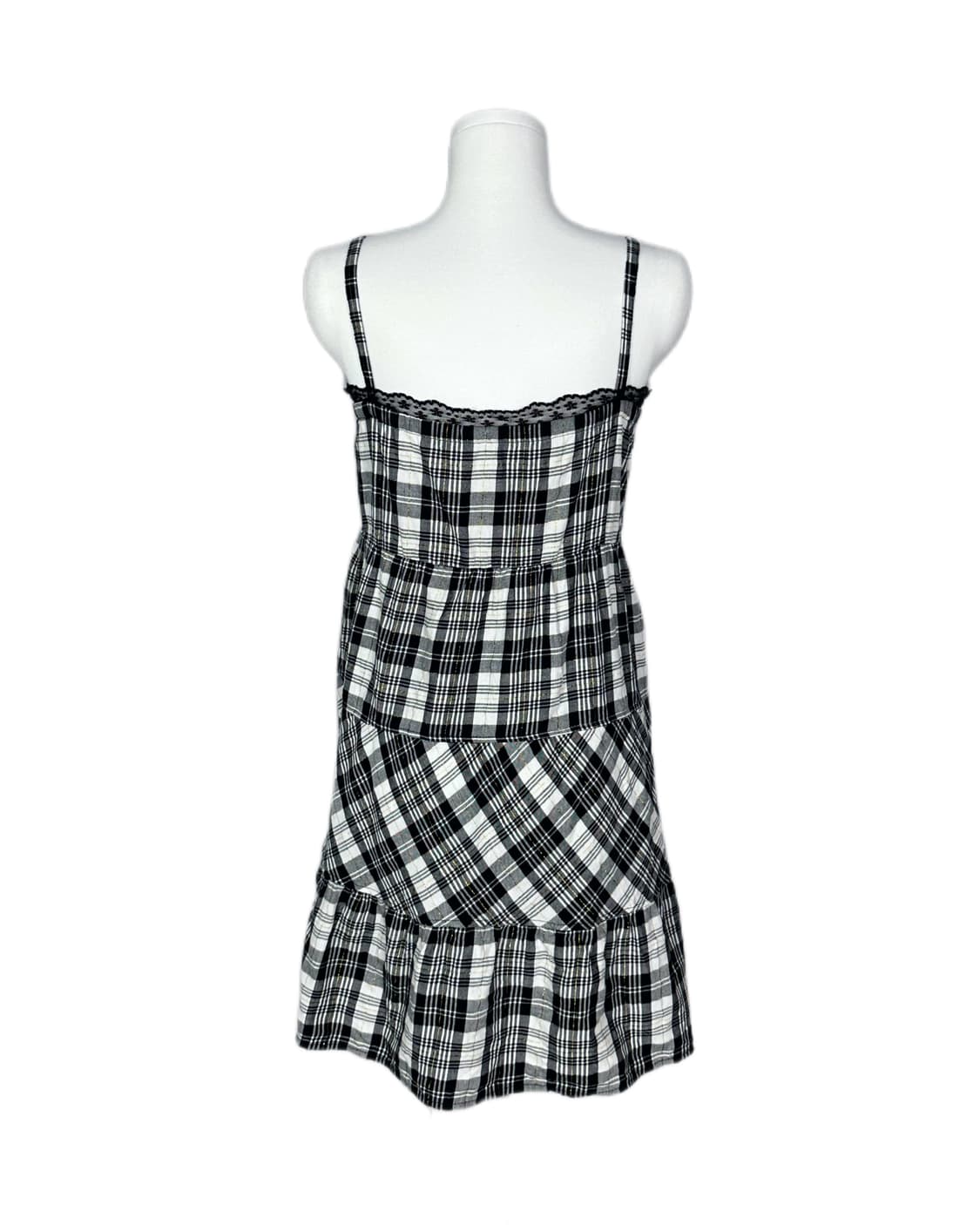 glitter check corset lace 상품이미지4