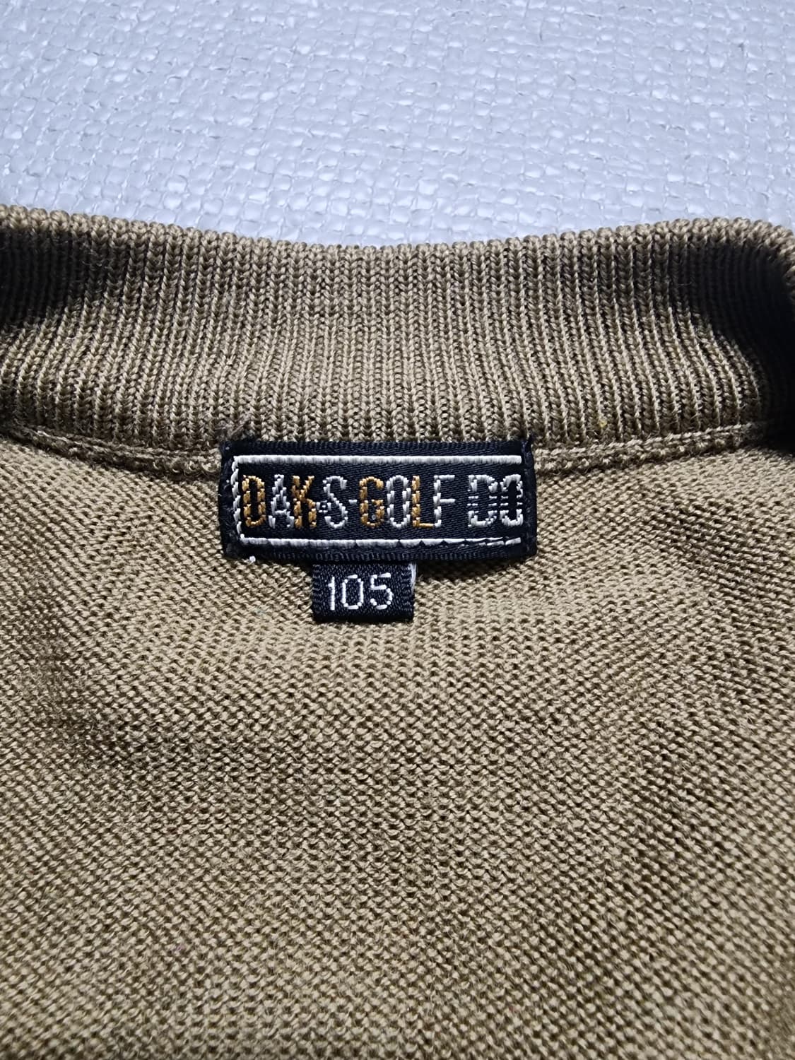 빈티지 닥스 체크 브이넥 울니트 스웨터 상품이미지5