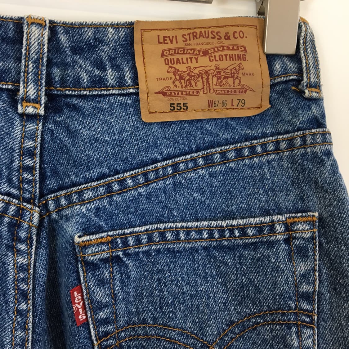 리바이스 555 90s 데님진 22 인치  상품이미지4