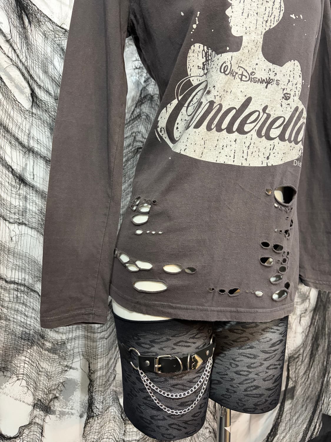 Y2K Distressed Damage long sleeve 상품이미지9