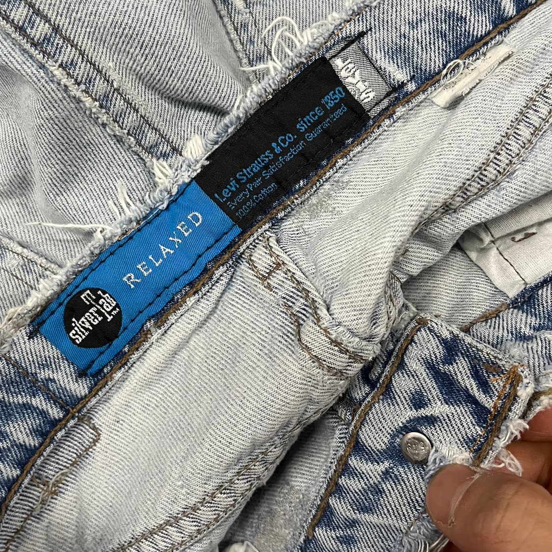 90s USA 리바이스 실버탭 데님 팬츠 (32“) 상품이미지6