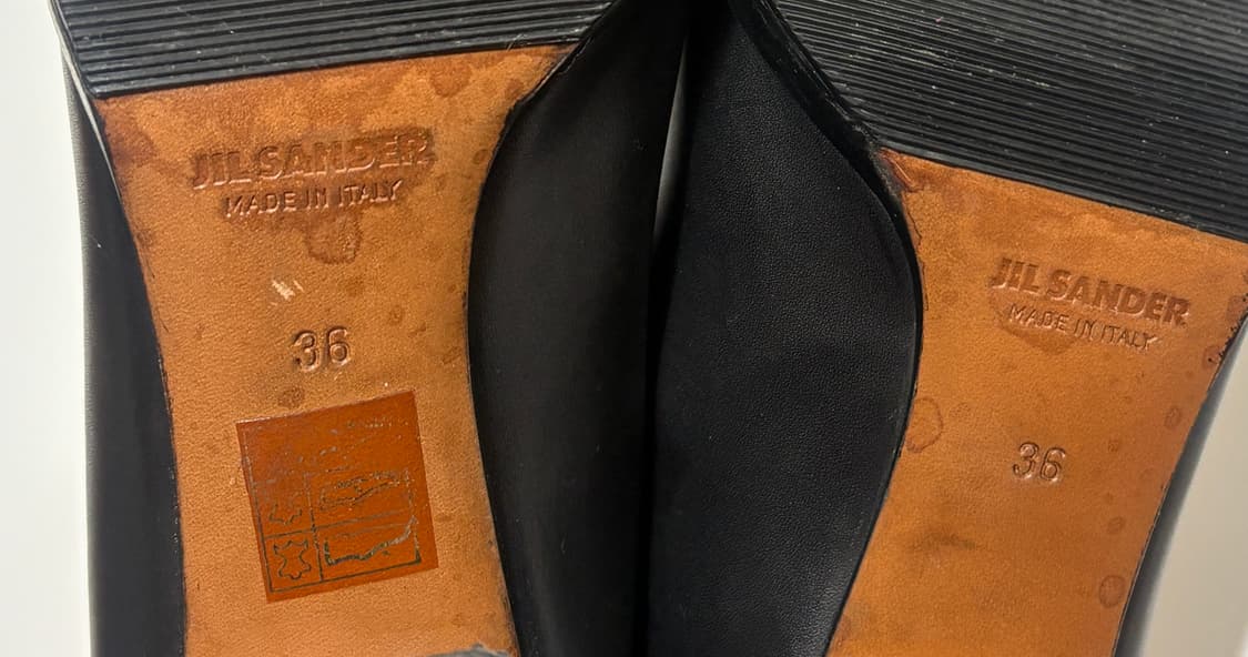 JILSANDER Made in Italy 질샌더 펌프스 힐 구두 가보시 상품이미지6