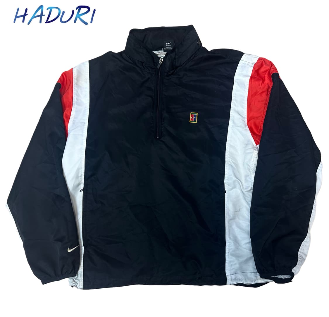 나이키 00s 테니스로고 블랙반집업 105 상품이미지1