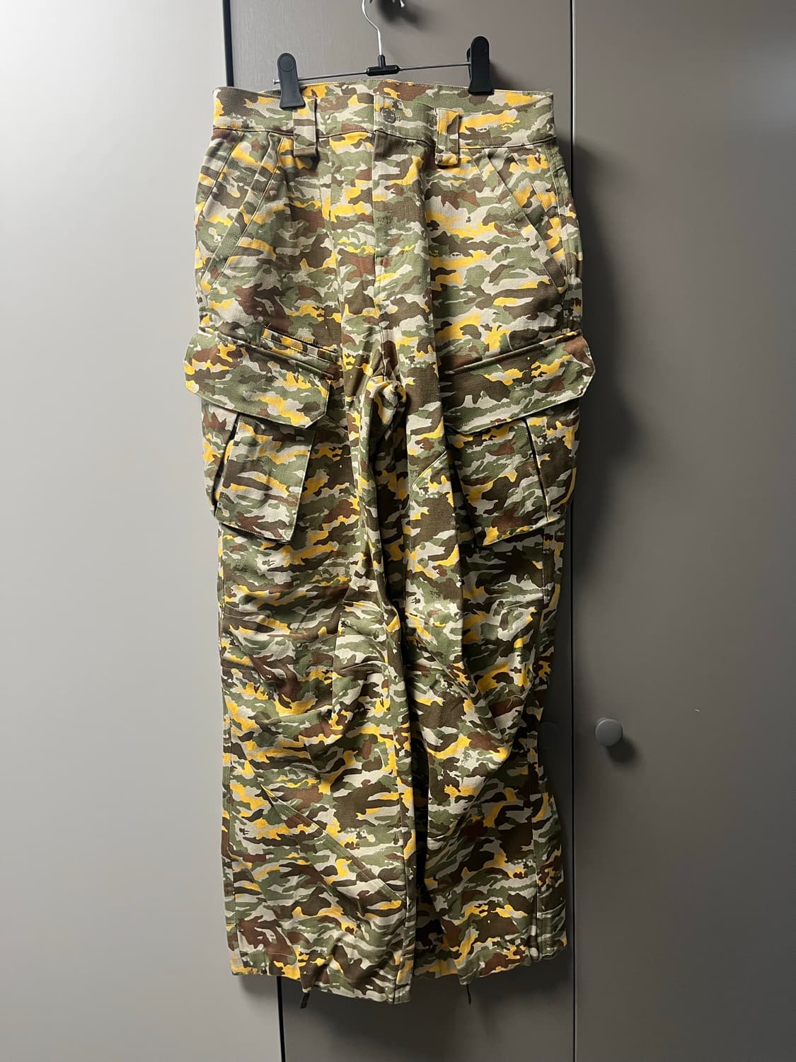 노우웨이브 유니섹스 빅 포켓 카고 팬츠 CAMO, S사이즈 상품이미지1