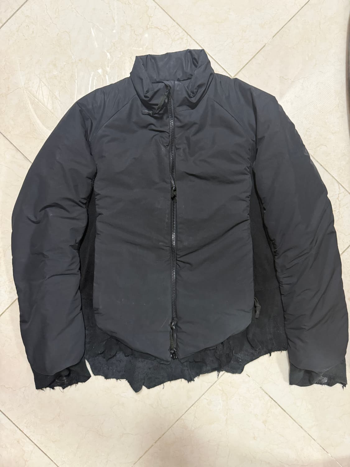 [48]솔로이스트 사슴가죽 러프아웃 패딩 상품이미지1