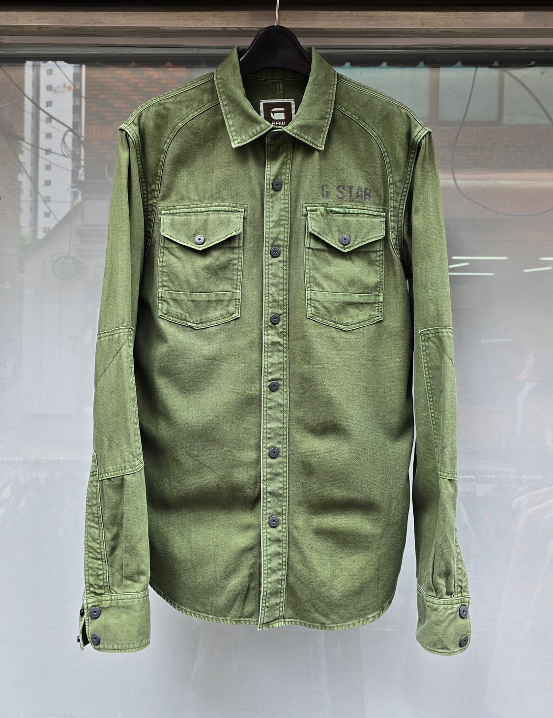 G Star Raw 밀리터리 셔츠 S 상품이미지1