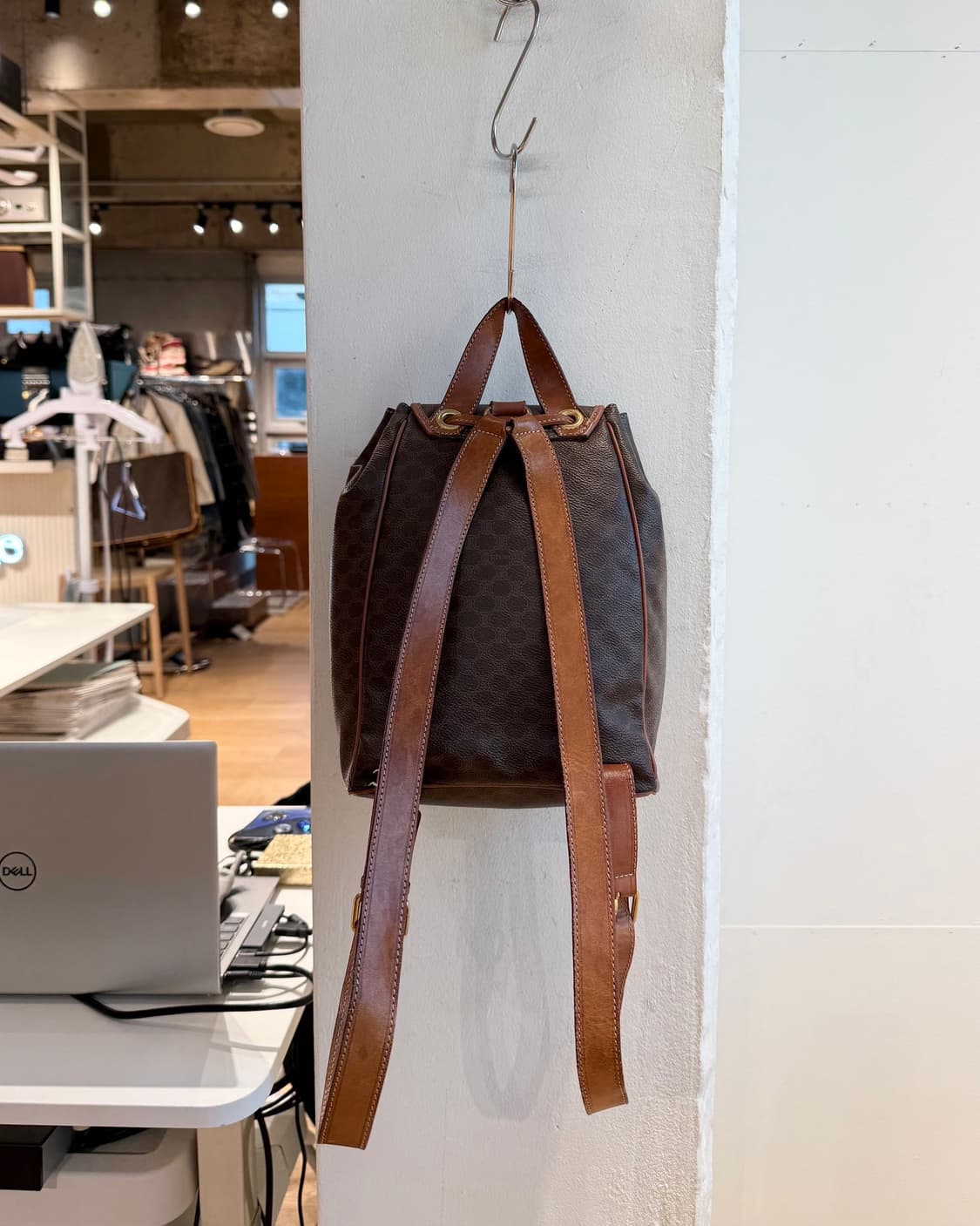 셀린느 브라운 마카담 백팩  상품이미지5