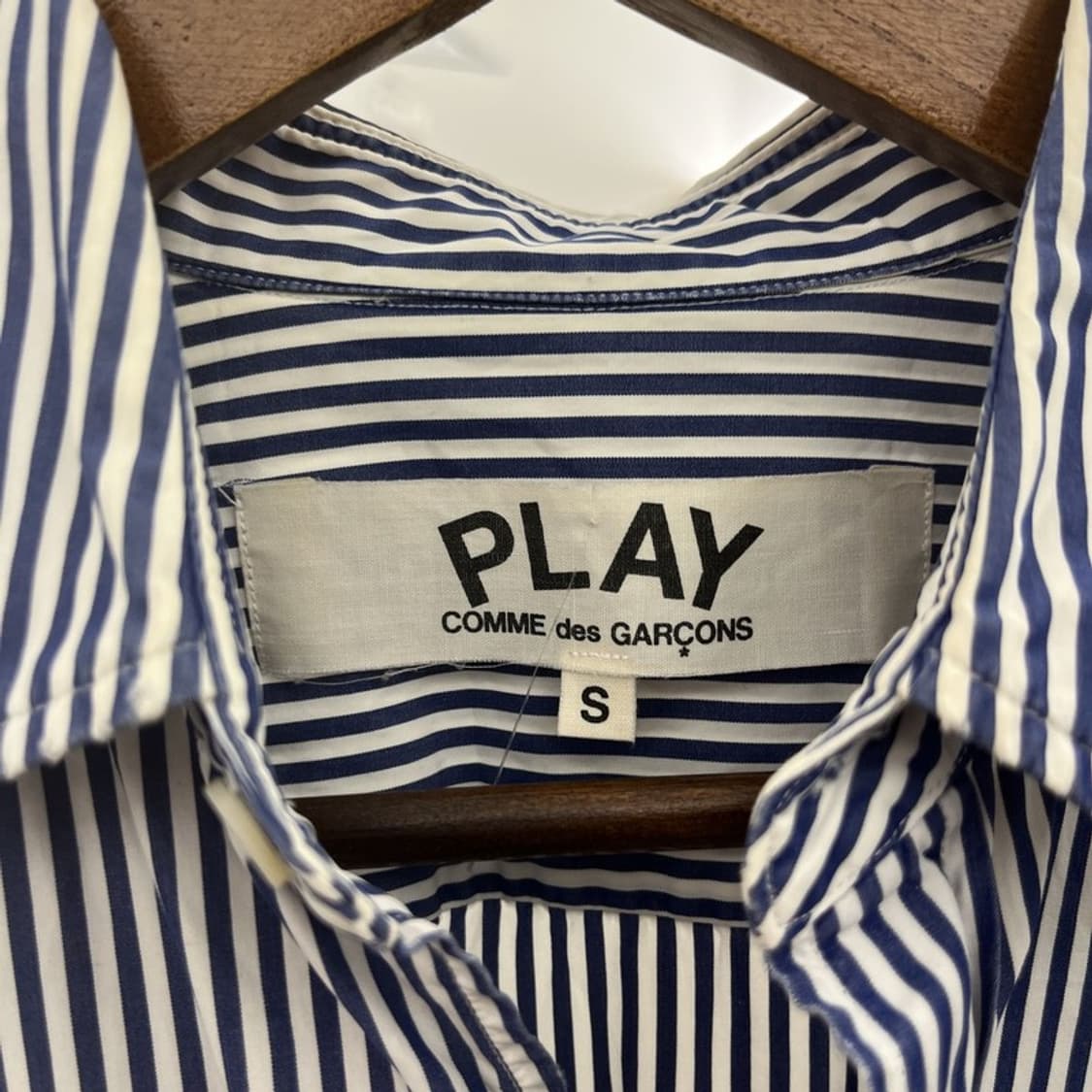 꼼데가르송 빈티지 스트라이프 하트와펜 셔츠 95 C10265 상품이미지5